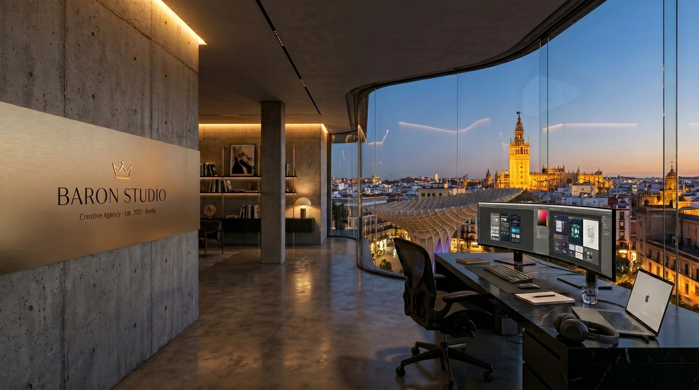 Barón Studio — estudio en Sevilla con vistas a La Giralda